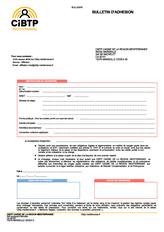 Bulletin d'adhésion