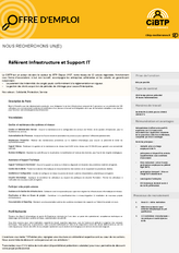 Référent Infrastructure et Support IT