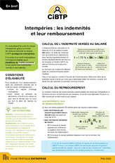 En bref... Le remboursement des indemnités